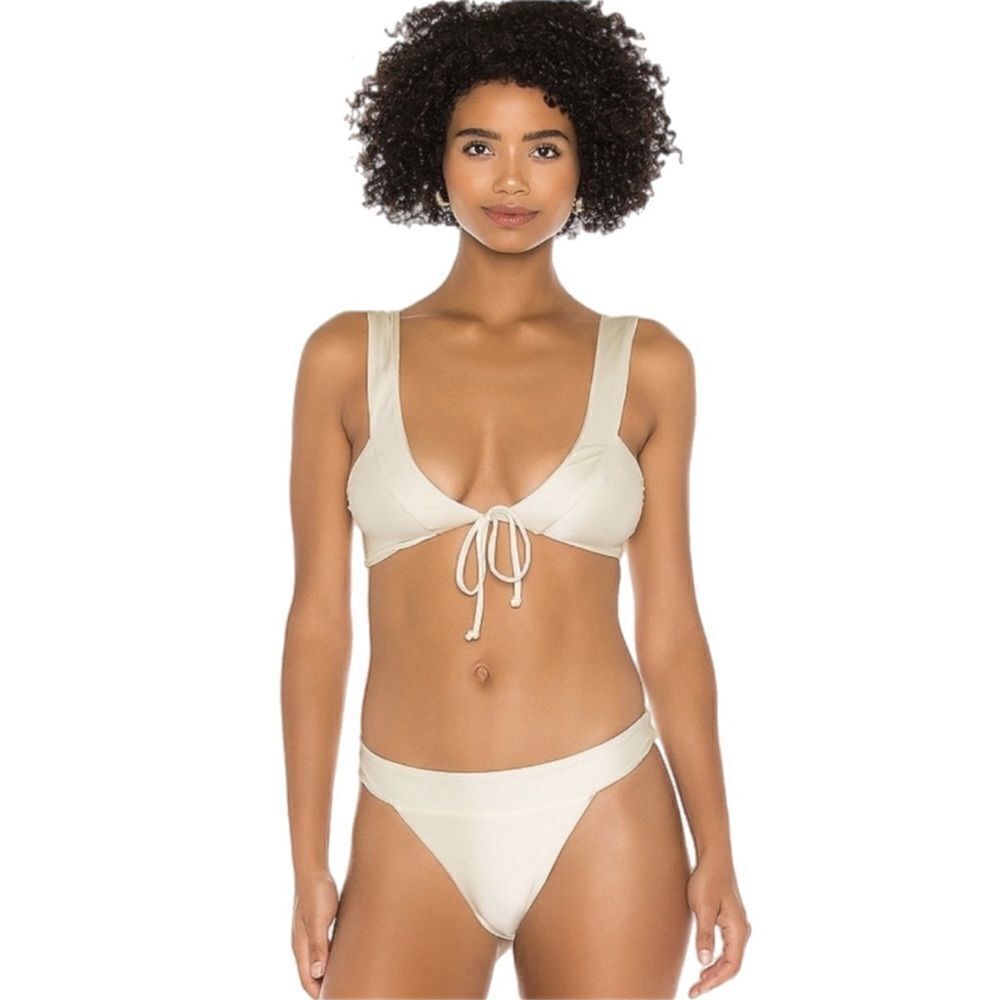 Tularosa Miranda Bikini Top‎ in Ivory xl